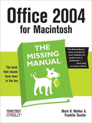 cover image of Office 2004 for Macintosh